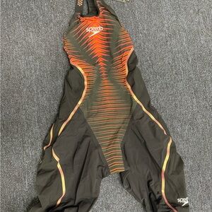 Speedo LZR Racer in Black and Orange